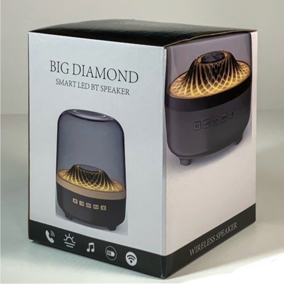 Diamond Supply Co. Other - NEW Big Diamond Smart LED Bluetooth Speaker - Wireless RGB Light Up